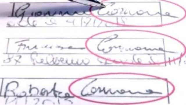 Firme false del M5S, la foto di alcuni casi