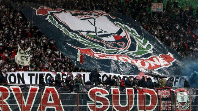 I tifosi del Crotone, squadra di Serie A.
