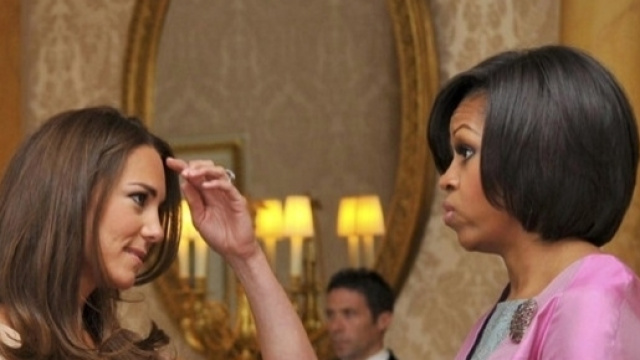 Kate Middleton e Michelle Obama