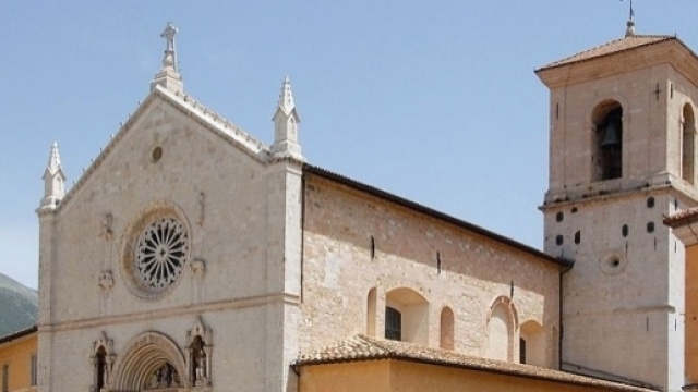 Basilica di San Benedetto di Norcia, prima del terremoto del 30 ottobre 2016