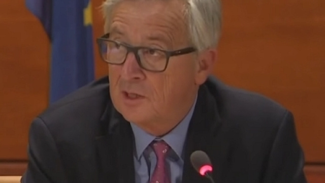 Il presidente della Commissione europea, Jean Claude Juncker