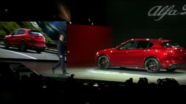 Presentazione dell'Alfa Romeo Stelvio a Los Angeles