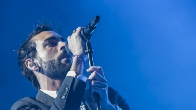 Marco Mengoni ieri al Mediolanum Forum