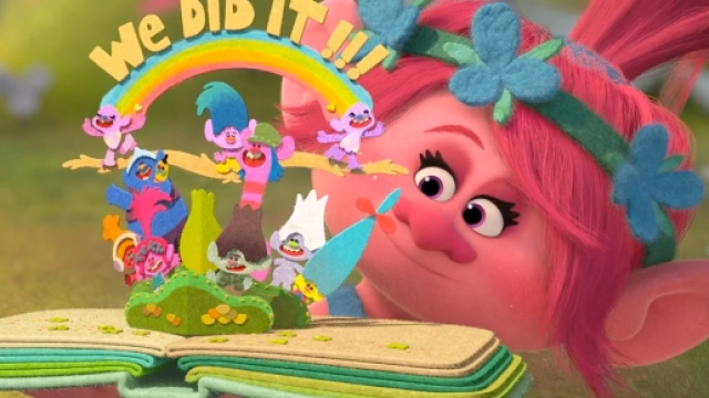 Trolls un arcobaleno di note e passi. ( Fonte dell'immagine :Google)