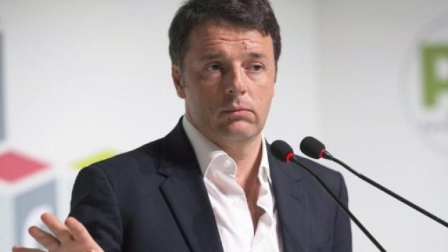 Il presidente del consiglio Matteo Renzi.