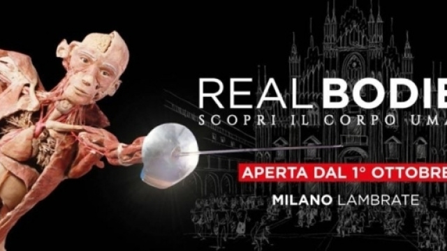 Mostra "Real Bodies" allestita a Milano