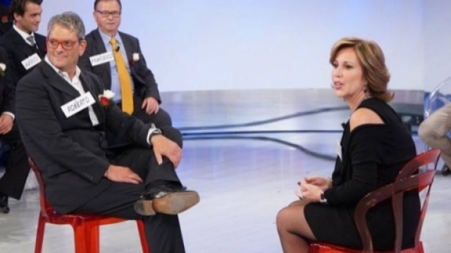 Roberto e Rossella in una puntata del Trovo Over di Uomini e Donne