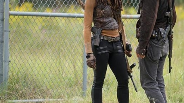 Immagine: Rick e Michonne, di The Walking Dead.