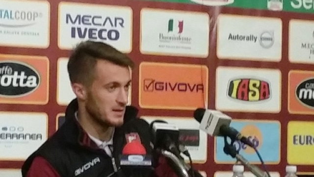 L'attaccante granata Alfredo Donnarumma