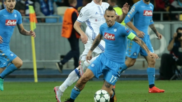 Marek Hamsik fra i meno brillanti nel deludente 0-0 con la Dinamo Kiev