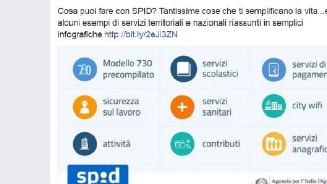 Servizi che richiedono lo Spid
