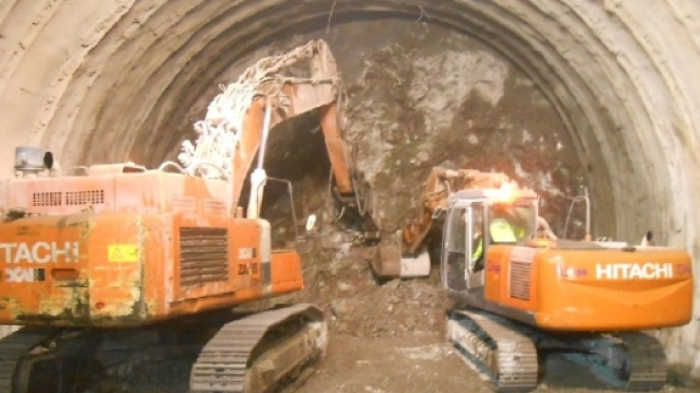 Terzo valico: una foto dei lavori in corso