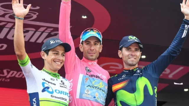 Giro d'Italia, il podio della scorsa edizione