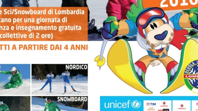 Open day 2016, 18 dicembre lezioni di sci collettive gratuite per adulti e bambini in lombardia