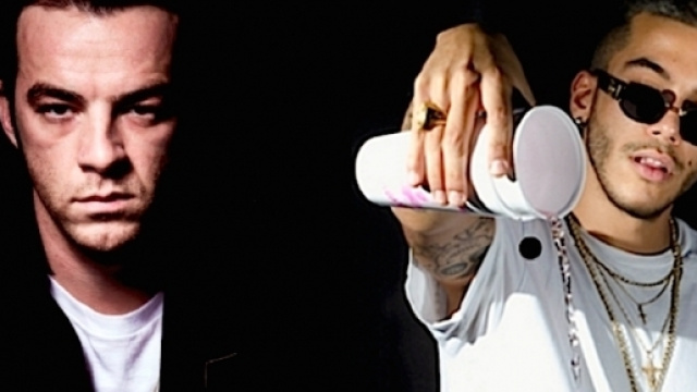 Salmo a sinistra, Sfera Ebbasta a destra