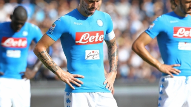 Delusione tra gli azzurri per il pareggio casalingo