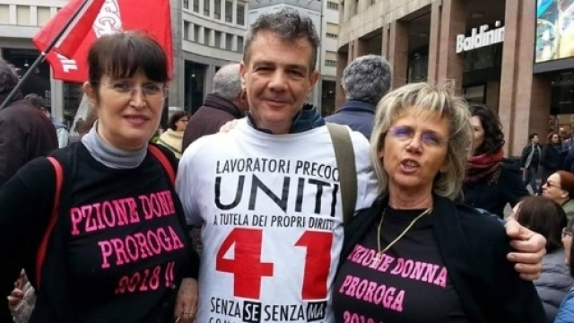 Pensioni, foto condivisa da Daniela Bagni&lrm; sulla pagina Facebook Opzione Donna Proroga al 2018