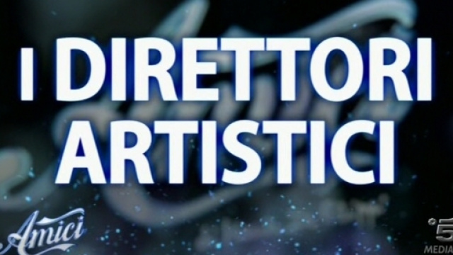 Amici 2016-2017 serale direttori artistici