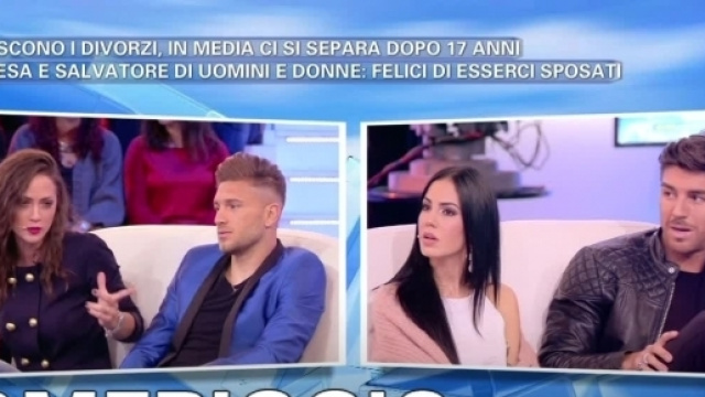 Andrea e Giulia contro Salvatore e Teresa