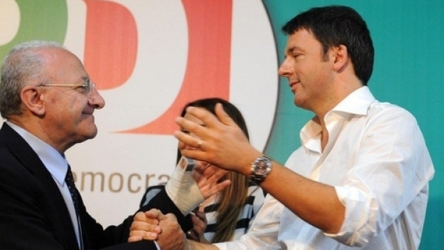 Patto d'acciaio tra Renzi e De Luca in vista del referendum costituzionale