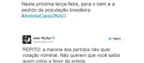 Parlamentares se posicionam pelo Twitter