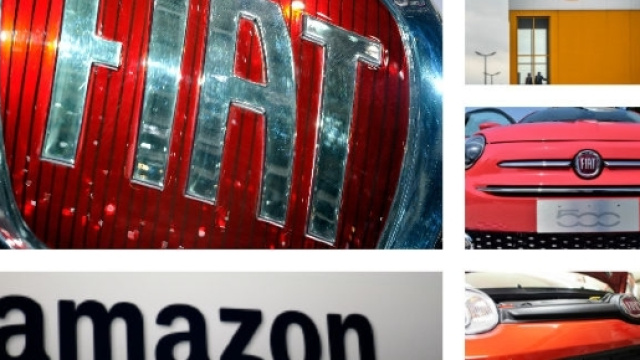 Accordo tra Fiat e Amazon foto presa da Sky tg 24