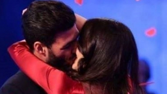 Clarissa Marchese e Federico Gregucci al momento della scelta