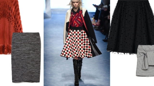 Gonne: tutti i modelli per l'autunno inverno 2016/17