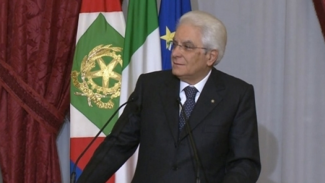 Il Presidente della Repubblica Sergio Mattarella