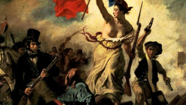 La libert&agrave; che guida il popolo di Eug&eacute;ne Delacroix