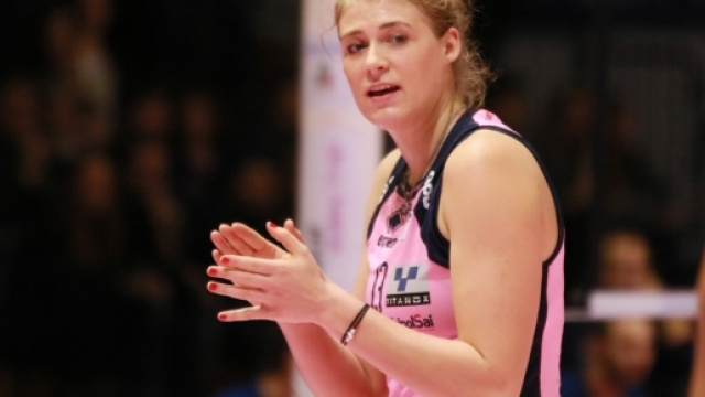 Samanta Fabris, protagonista (22 punti) di Casalmaggiore contro Firenze