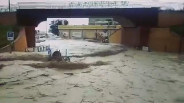 Gli effetti del maltempo nell'Agrigentino