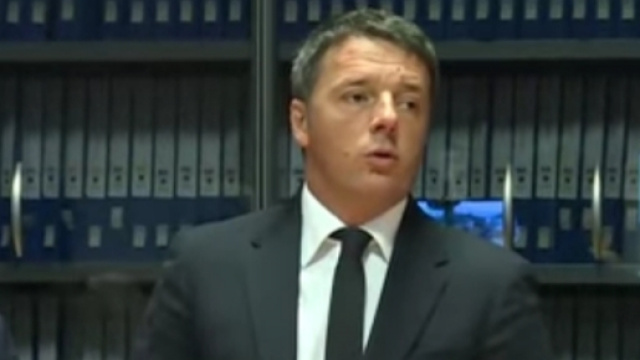 Il presidente del Consiglio, Matteo Renzi