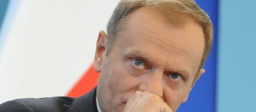 Donald Tusk, possibly hiding a laugh. (Creative Commons. Blasting News Library)