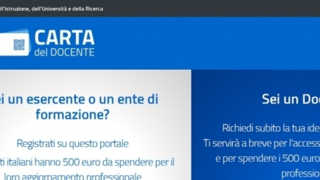 Bonus da 500 euro Miur, 'la piattaforma &egrave; online': spese, esercenti ed enti presenti