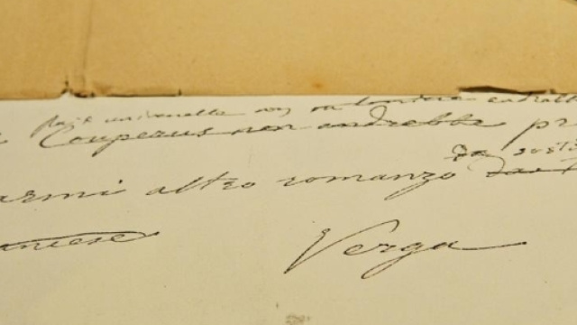 Corso Italia News Dopo 80 anni recuperati 36 manoscritti di Verga ... - corsoitalianews.it