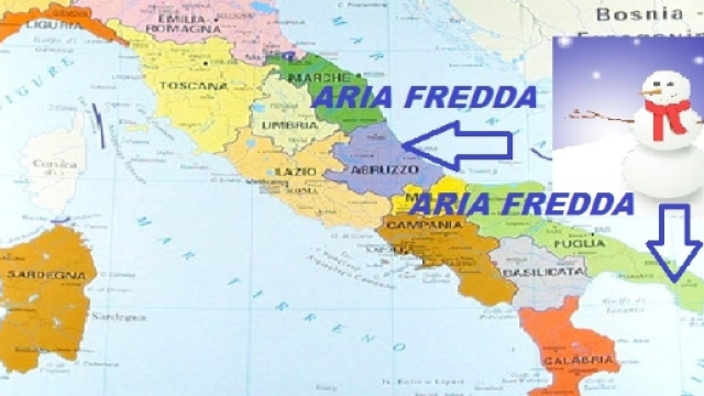 Netto abbassamento delle temperature.