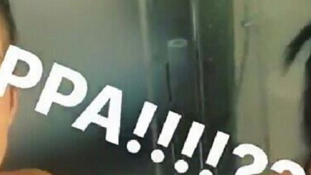 Un momento del video pubblicato da Andrea Damante