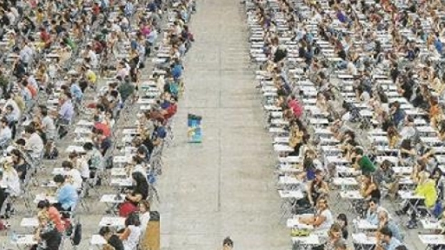 Una fase di un concorso pubblico