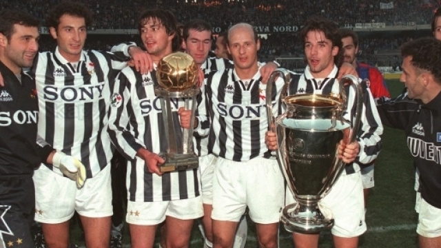 La Juventus campione d'Europa e del mondo 1996
