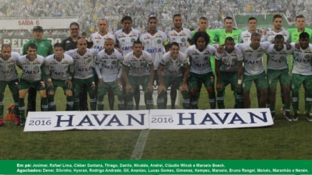 La squadra brasiliana del Chapecoense