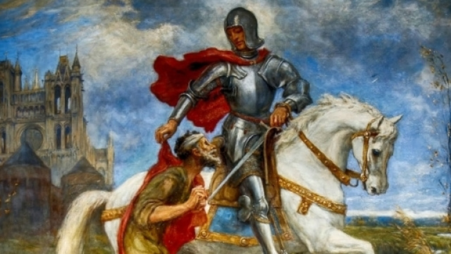 Rappresentazione della leggenda di San Martino