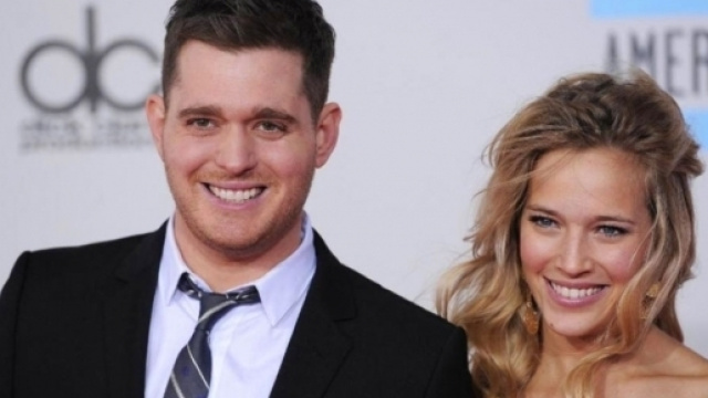 Michael Bubl&egrave; e la moglie Luisana Lopilato