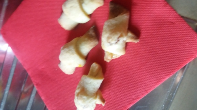 mini cornetti dolci con sorpresa