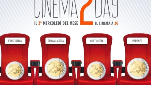 Domani torna per il terzo appuntamento il Cinema2Day.