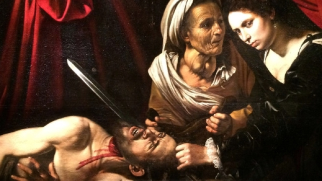 Giuditta e Oloforne, quadro di Caravaggio.