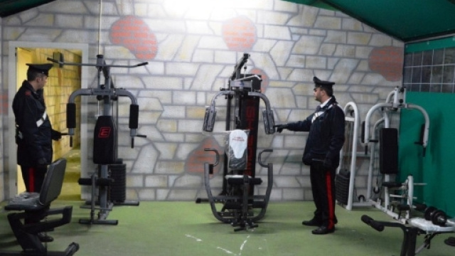 La palestra all'interno del villaggio del benessere.