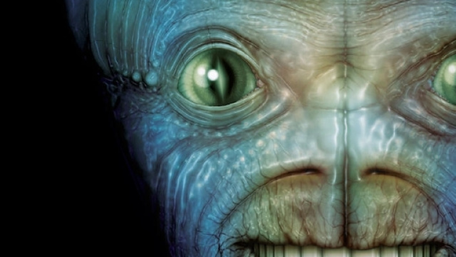 Alien Face by James Larkin - jimlarkinfineart.com