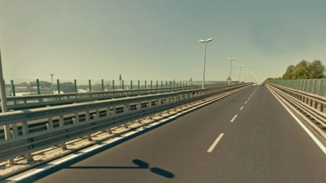 Il viadotto di via dell'Aeroporto di Fiumicino