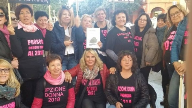 Riforma pensioni, emendamento Opzione donna: foto da Facebook Opzione Donna Proroga al 2018